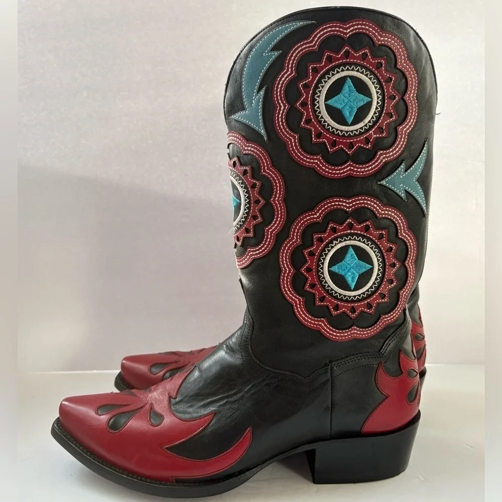 NWT Dan Post Men’s Cherokee Bill Western Boots Size 10 *as is*